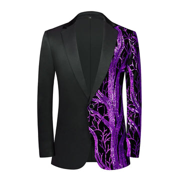 Nuevo y atractivo traje de lentejuelas de baile informal de talla grande para hombre, chaqueta de traje de moda boutique, blazer de diseñador para hombre
