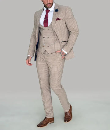Costume de mariage 3 pièces pour homme, blazer, pantalon et gilet, décontracté, sur mesure