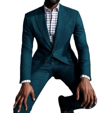 Trajes de hombre, esmoquin de boda de un botón, trajes formales para novios, traje para hombre, Terno Masculino
