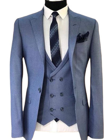 Tuxedos Pour Hommes Costumes D'affaires Formels Costumes De Marié De Mariage Costumes De Smoking Pour Hommes (veste + pantalon + cravate + gilet)