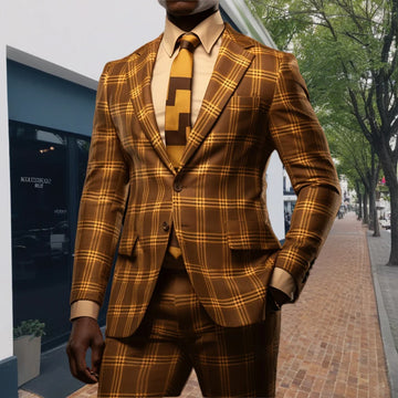Conjunto de traje de 2 piezas para hombre, con estampado floral, para boda, padrino de boda, esmoquin, blazer y pantalones, con botones, talla grande