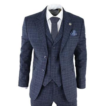 Costume de mariage classique 3 pièces pour homme, neuf, rayé, à carreaux, pour homme d'affaires, sur mesure, pour marié, occasions formelles, chanteur, personnalisé
