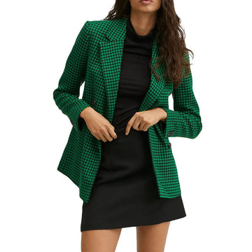 Traje de cuadros verdes, chaqueta holgada informal, esmoquin para boda, graduación, noche, una chaqueta