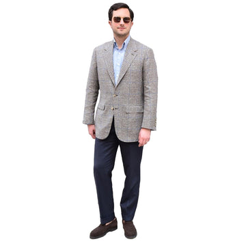 Grey Striple Classic men Suit Single Breasted Tailor-Made One-Pieces Jacket Designer Groom Formal Occasion Costume Made