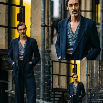 Costume homme en laine bleu marine, veste blazer chaude et épaisse sur mesure pour mariage, affaires, formel (veste + pantalon)