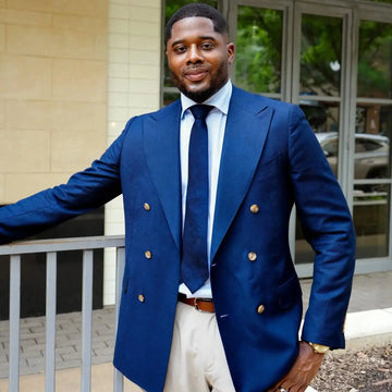 Royal Blue Men's Suit Plus Size Male Blazer Sets Prom Tuxedos Double Breasted Wedding Groom Wear Only Single Jacket