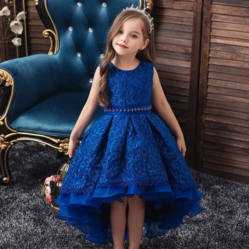 Vêtements pour enfants quatre saisons, robes pour filles, robe de princesse tendance sans manches pour filles de 3 à 13 ans