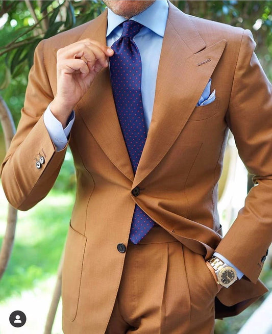 Trajes de boda de tweed de pata de gallo de 3 piezas para hombre, trajes de esmoquin con solapa de muesca para padrinos de boda, trajes de novio de talla grande