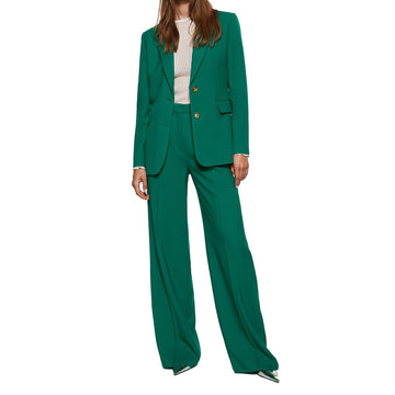 Ensemble 2 pièces pour femme, pantalon ample, style urbain, tenue de soirée, de mariage, de bal, de fête, jambes larges