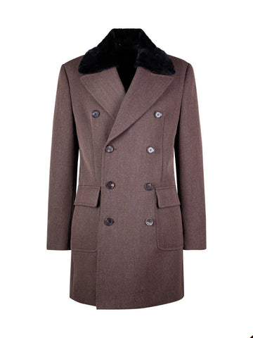 Manteau long épais pour homme, pardessus croisé, plumes, chaud, en laine, poches, pour le travail, décontracté, quotidien, sur mesure