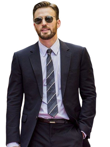 Costume noir 2 pièces pour homme, coupe cintrée, sur mesure, smoking de mariage, bal de promo, mariage, affaires