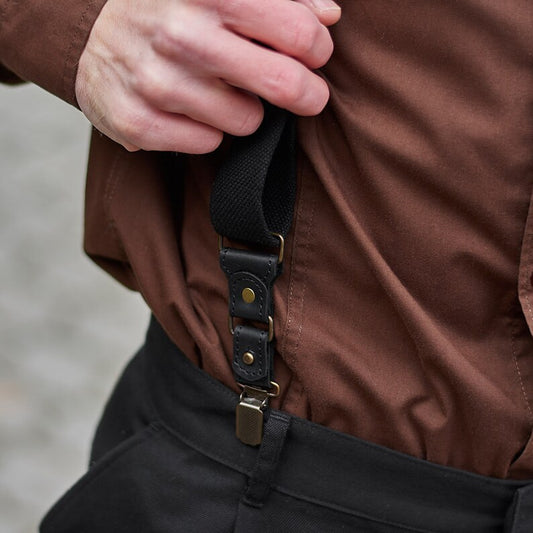 Bretelles noires vintage pour costume de mariage, accessoires en cuir, bretelles pour homme, idée cadeau
