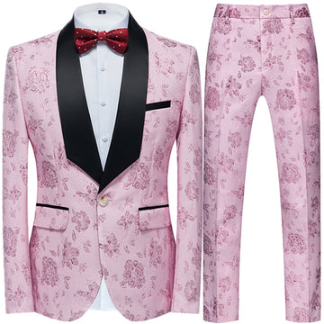 Traje informal de dos piezas para hombre, estilo boutique, para negocios, boda, novio, chaqueta, pantalón