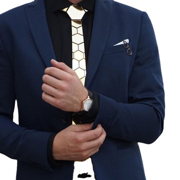 Navy Blue Suit Men Business Blazer Pants 2Piece Jacket Trouser Terno Masculino Slim Fit Costume Homme