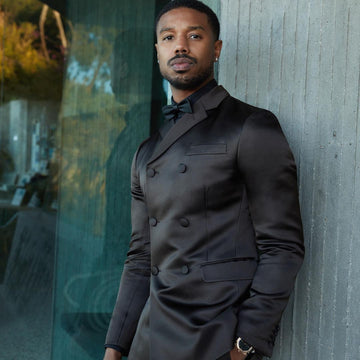 Trajes negros para hombre, de doble botonadura, para boda, novio, esmoquin, corte entallado, para fiesta de graduación, blazer, 2 piezas