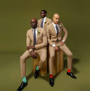 Smoking de mariage kaki pour garçon d'honneur, un bouton, meilleur costume de marié pour homme, grande taille, veste blazer de soirée de bal (veste + pantalon)
