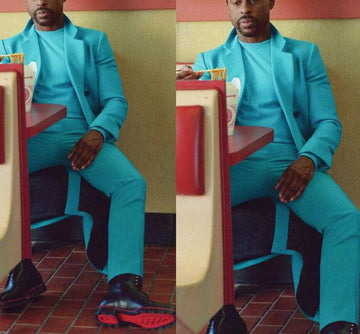 Trajes de hombre con un botón y solapa de pico para novio, esmoquin de boda, traje formal de graduación, cóctel, padrino de boda (chaqueta + pantalón)