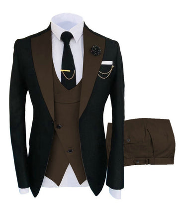 Black Men Suits Mint Green Dress Wedding Groom Tuxedo Groomsmen Slim Fit Best Man Party Suits Bridegroom