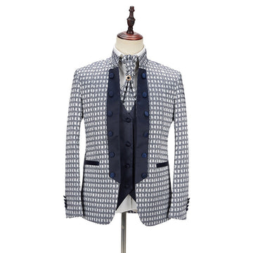 Camiseta de tirantes con cuello alto y doble botonadura para hombre