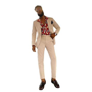 Esmoquin de boda personalizado en color rosa ruborizado de verano, corte entallado, chaqueta de un botón, trajes de negocios, fiesta de graduación, blazer de 2 piezas