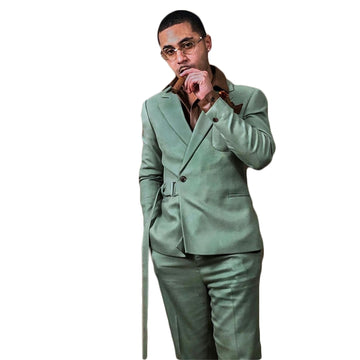 Designer Men Customized Wedding Tuxedos Red Carpet Groom Party Blazer (Jacket+Pants)