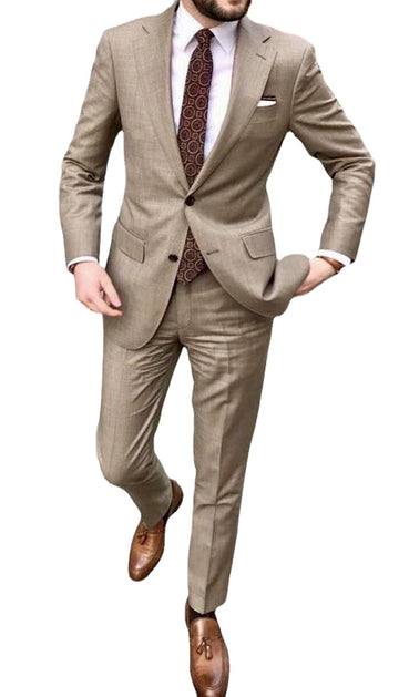 Traje informal de 2 piezas para hombre, esmoquin de boda con solapa con muesca, trajes de padrino de boda para hombre, traje de negocios para fiesta de graduación, blazer