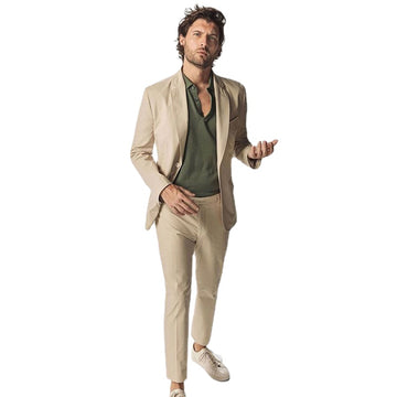 Business Suit Prom Dresses men Wedding Suit Tuxedo Suit For Wedding Best Man Wear Peaky Blinder Two Pieces Suit (Jacket+Pants)
