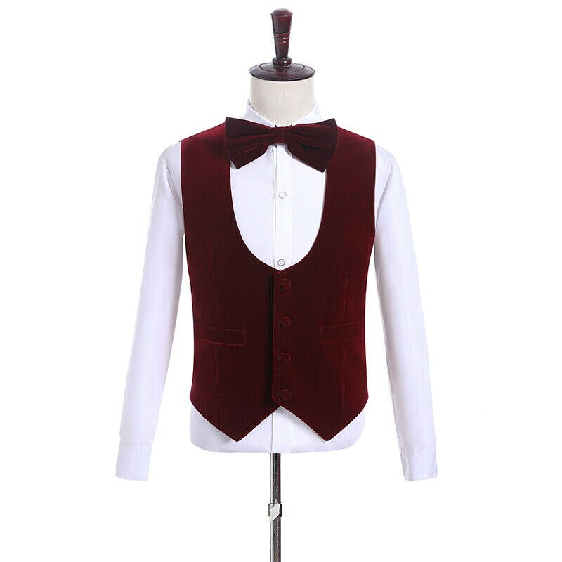 Costume de marié kaki bordeaux à revers châle pour homme, costume de mariage/bal de promo 