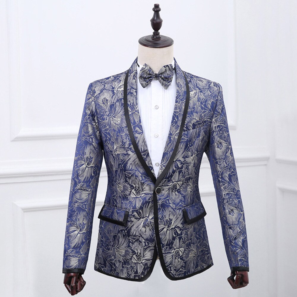 Trajes de hombre para boda, esmoquin, trajes formales de negocios, trajes de fiesta, vestidos de graduación, traje estampado de dos piezas (chaqueta + pantalón) 
