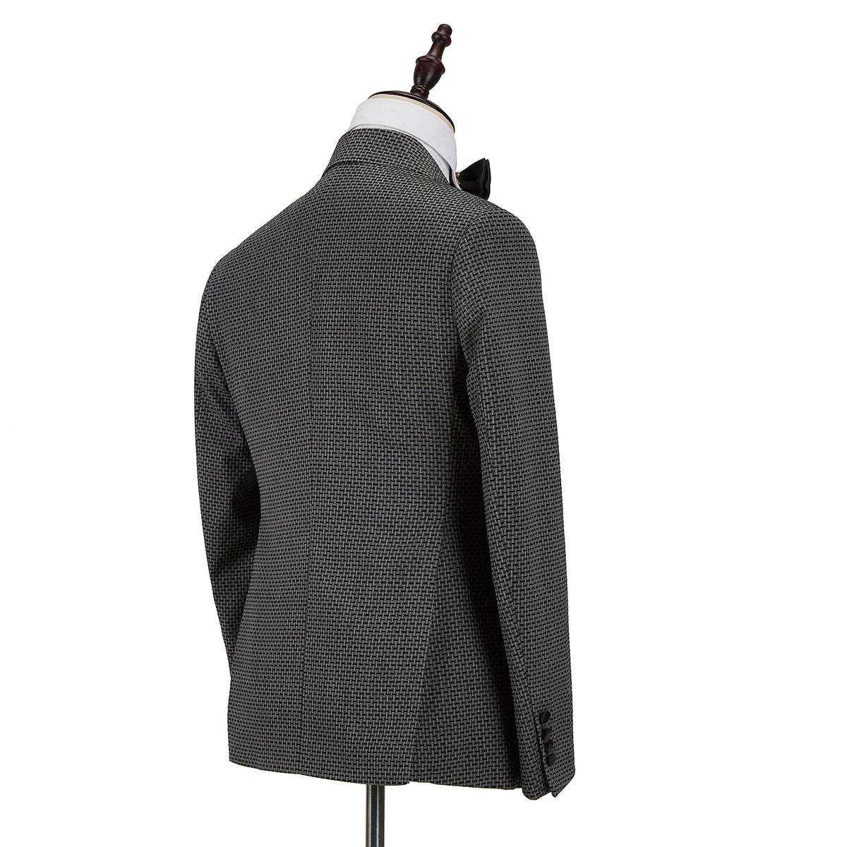 Luxury Personality Casual Double Breasted Men Suits 2 pcs set Slim Fit Wedding Groom Dinner party Tuxedo