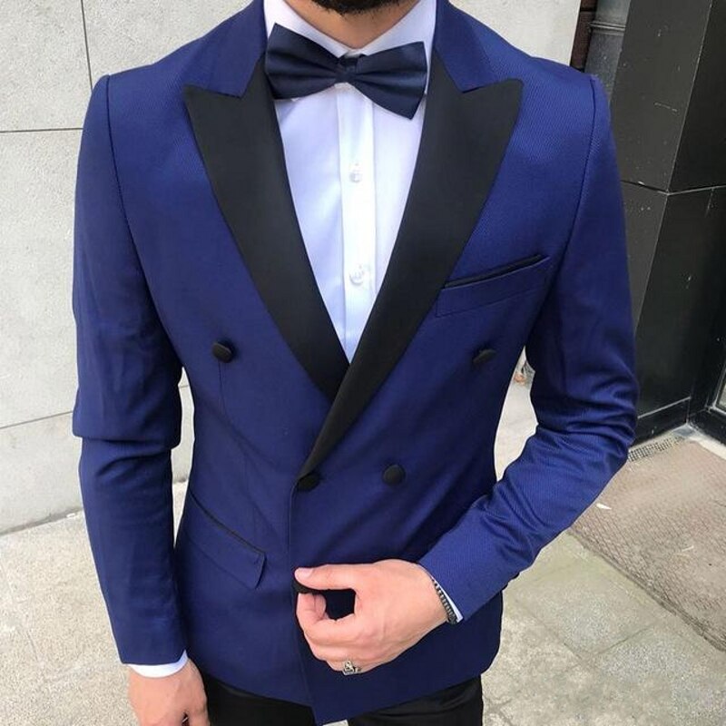Trajes a medida para boda, trajes formales y elegantes de negocios, vestidos de graduación, trajes de novio de dos piezas (chaqueta + pantalón)