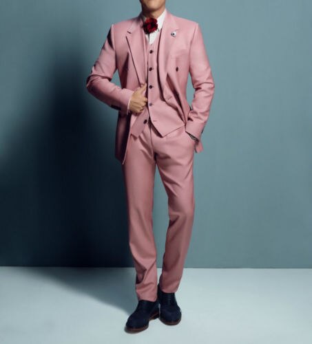 Costume 3 pièces pour homme, coupe slim, sur mesure, Terno (veste, pantalon, gilet) 