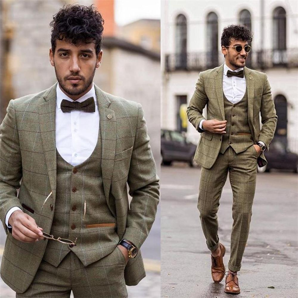 Nouveaux costumes pour hommes, costumes de mariage croisés pour les meilleurs costumes pour hommes trois pièces de pour hommes 