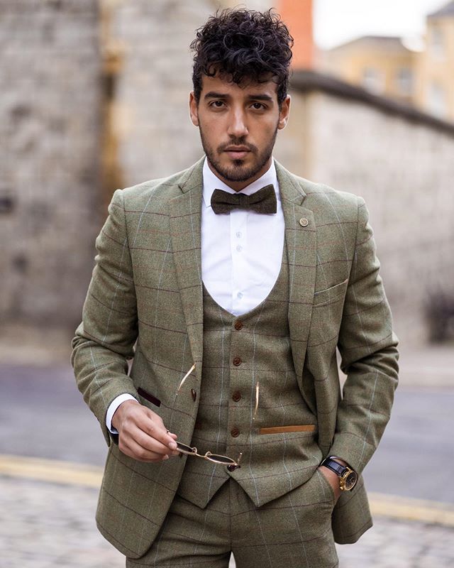 Nouveaux costumes pour hommes, costumes de mariage croisés pour les meilleurs costumes pour hommes trois pièces de pour hommes 