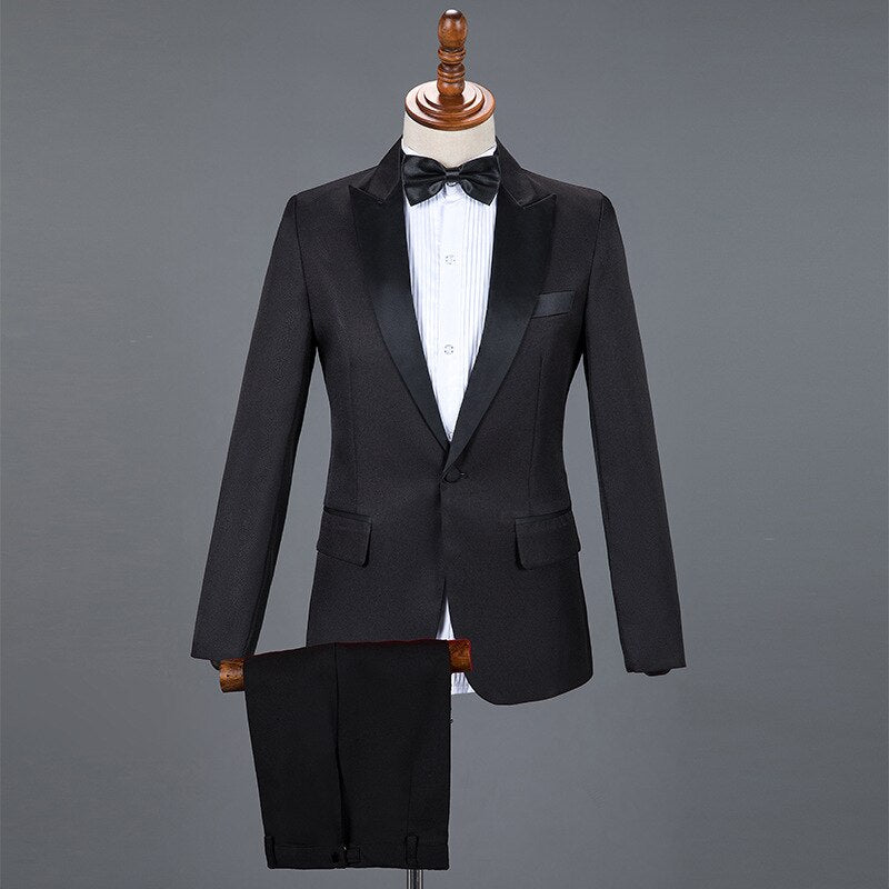 Costumes pour hommes 2 pièces, costumes de mariage pour hommes sur mesure, smoking de marié, trois pièces pour hommes, veste, gilet et pantalon