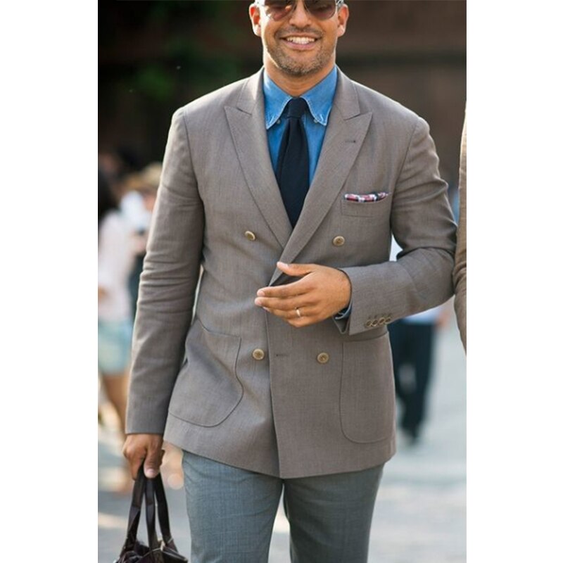 Man Wear Suits Slim Wedding Dress Prom Dress Business Suits Dinner Suits costume homme 2 Pieces Suit(Jacket+Pants)