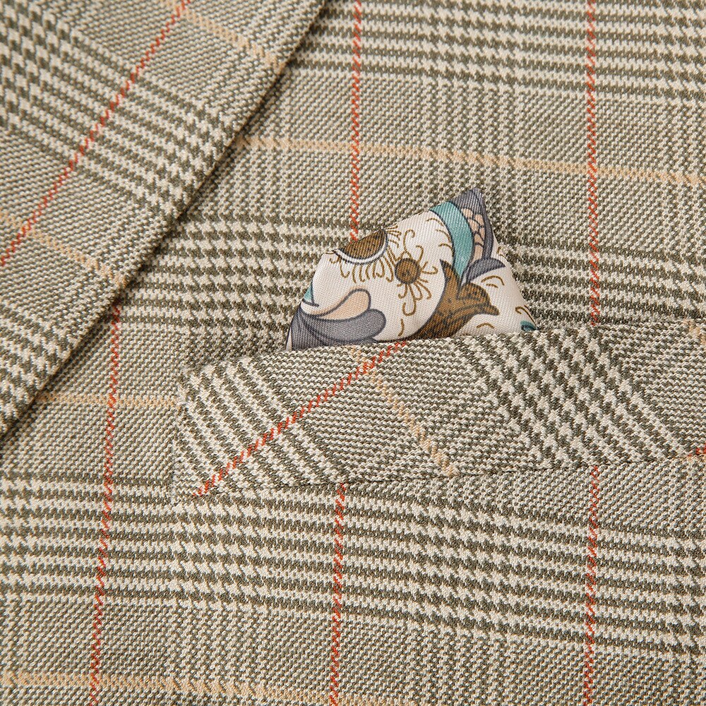 Men Suits Tweed Two-Piece Suit Tweed Twill Suede Vintage Business Jacket and pants Custom Wedding Tuxedos New in autumn