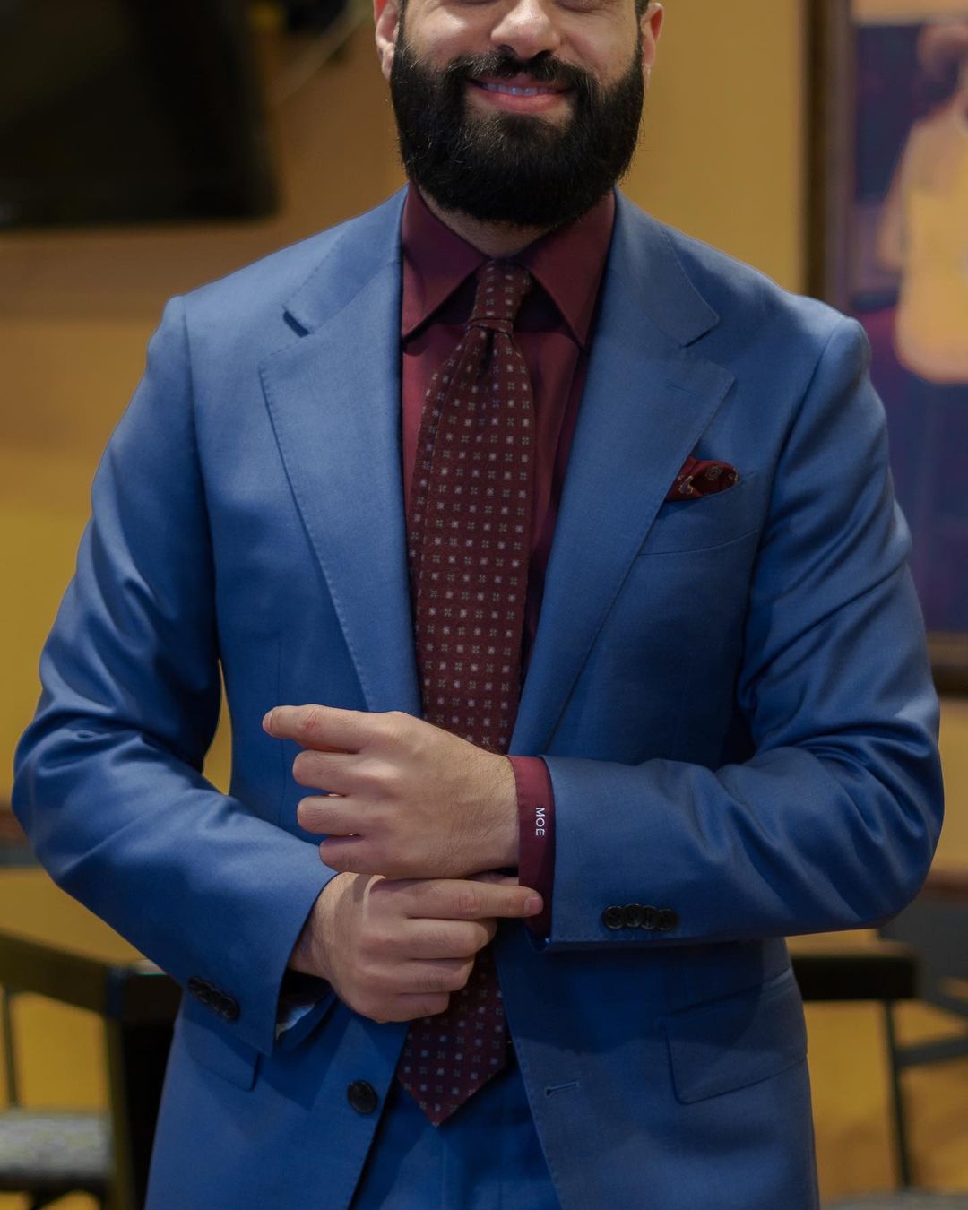 Trajes de negocios azules para hombre con chaqueta de dos piezas y pantalón para caballero, hechos a medida, de diseñador, para bodas, fiestas y ocasiones formales. 