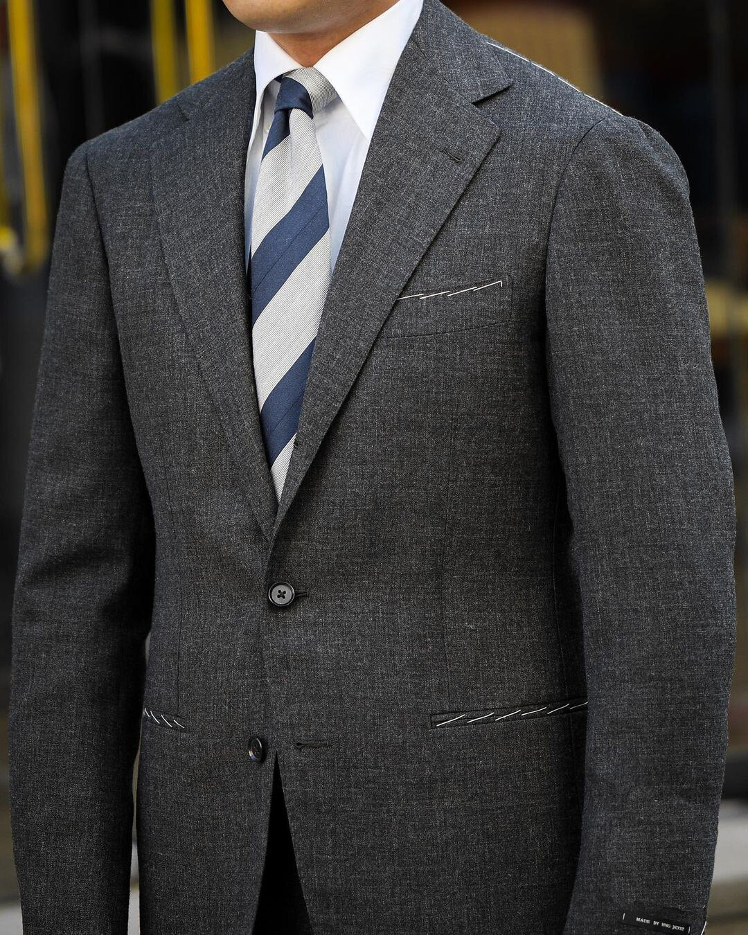 Busness Men Suits Tailor-Made Tuxedo Two-Pieces Jacket And Pants Cotton Custom Made Formal Occasion
