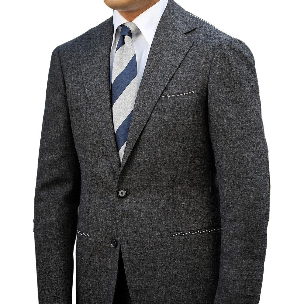 Costumes d'affaires pour hommes, smoking sur mesure, deux pièces, veste et pantalon, en coton, sur mesure, pour occasions formelles, neufs