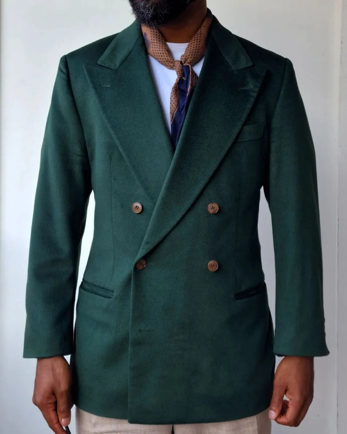 Costumes classiques verts pour hommes, veste de costume tendance, smoking, costume de fête pour hommes, veste de haute qualité, costume de loisirs pour occasions