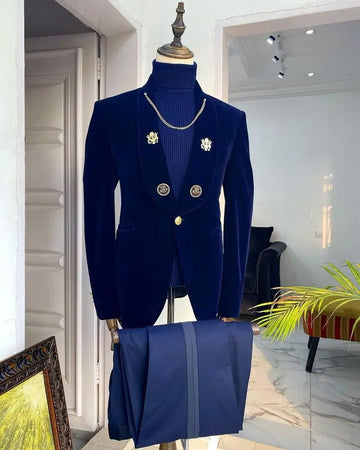 Classic Mens Suits 2-Piece Suit Vintage Business Coat Custom Wedding Tuxedos New Party Formal Occasion in Hot Saling