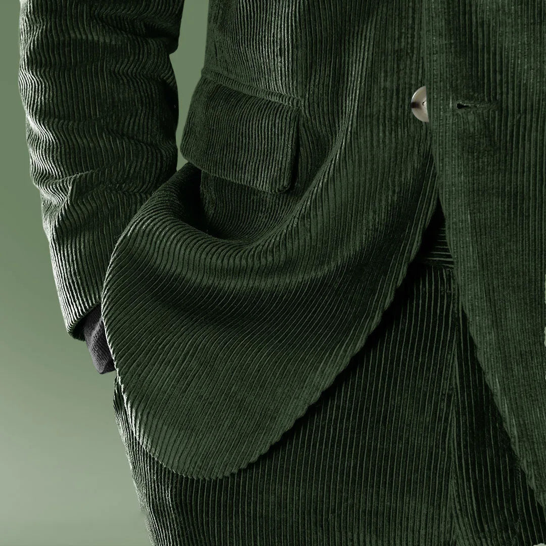 Classic Suede Suit Mens Suits Fashion Suit Two-pieces Jacket Tuxedos Party Suit for Men Jacket High Qualit Formal Occasion