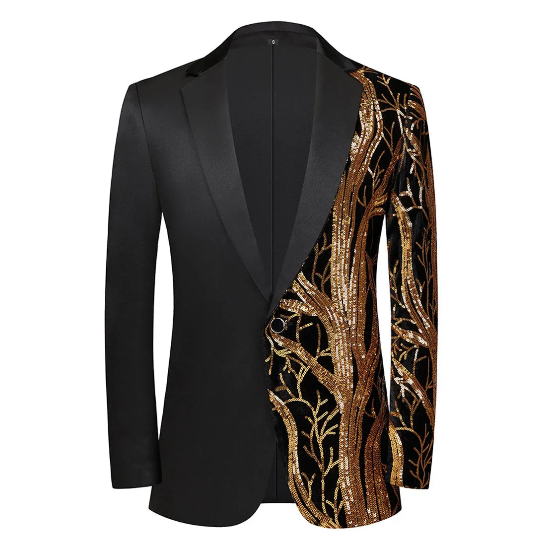 Nuevo y atractivo traje de lentejuelas de baile informal de talla grande para hombre, chaqueta de traje de moda boutique, blazer de diseñador para hombre