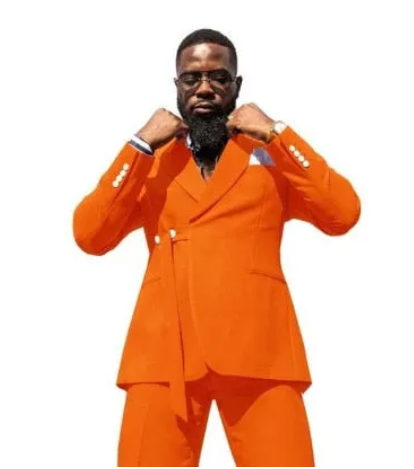 Formal Slim Fit 2-Piece Men's Wedding Tuxedo Jacket Peak Lapel Pants Business Suit Groomsmen Smoking Outfit Elegant Style