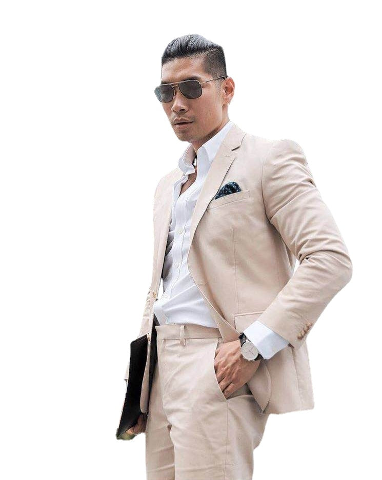 Trajes de verano para hombre, transpirables, blazer, abrigo, pantalón, a medida, para boda, formal, graduación, blazer masculino 