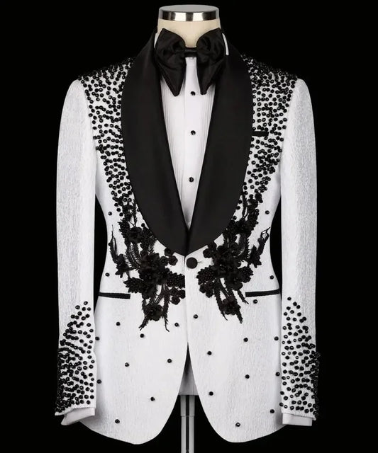 7 costumes pour hommes sur mesure, ensemble de luxe 