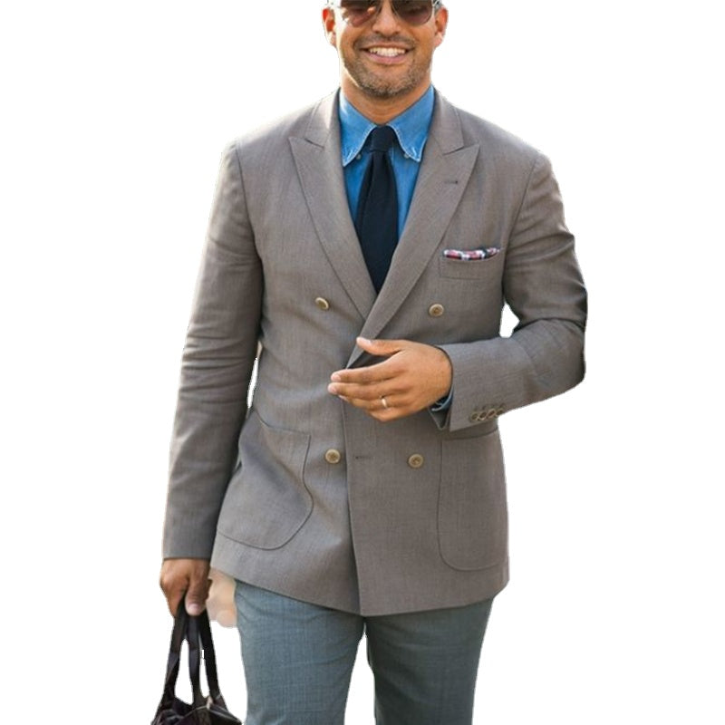 Man Wear Suits Slim Wedding Dress Prom Dress Business Suits Dinner Suits costume homme 2 Pieces Suit(Jacket+Pants)