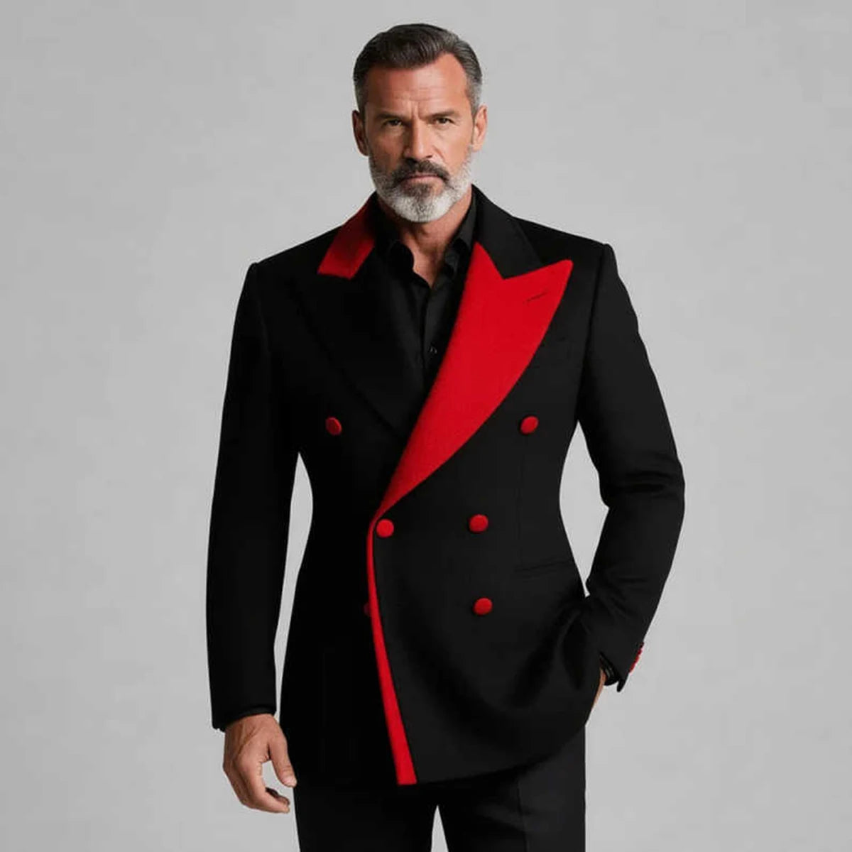 Luxury Men Suits Wedding Groom Tuxedos Double Breasted 2 Pieces Sets Luxury Male Prom Blazers Party Homme Customized