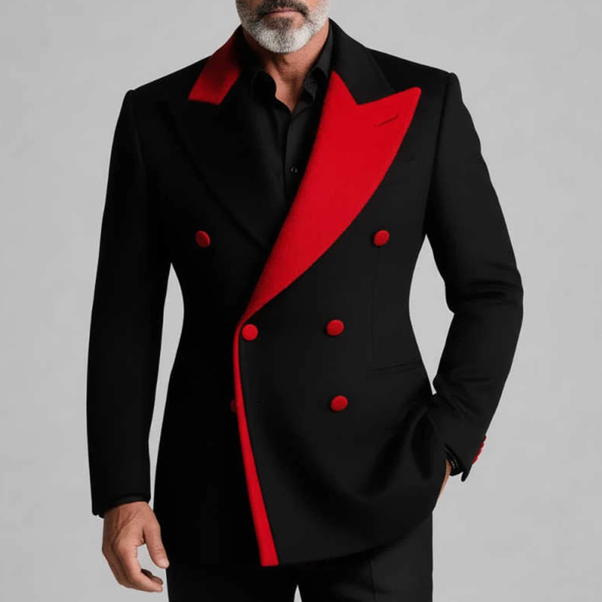 Luxury Men Suits Wedding Groom Tuxedos Double Breasted 2 Pieces Sets Luxury Male Prom Blazers Party Homme Customized